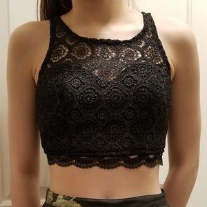 Black/gold 2 piece dress